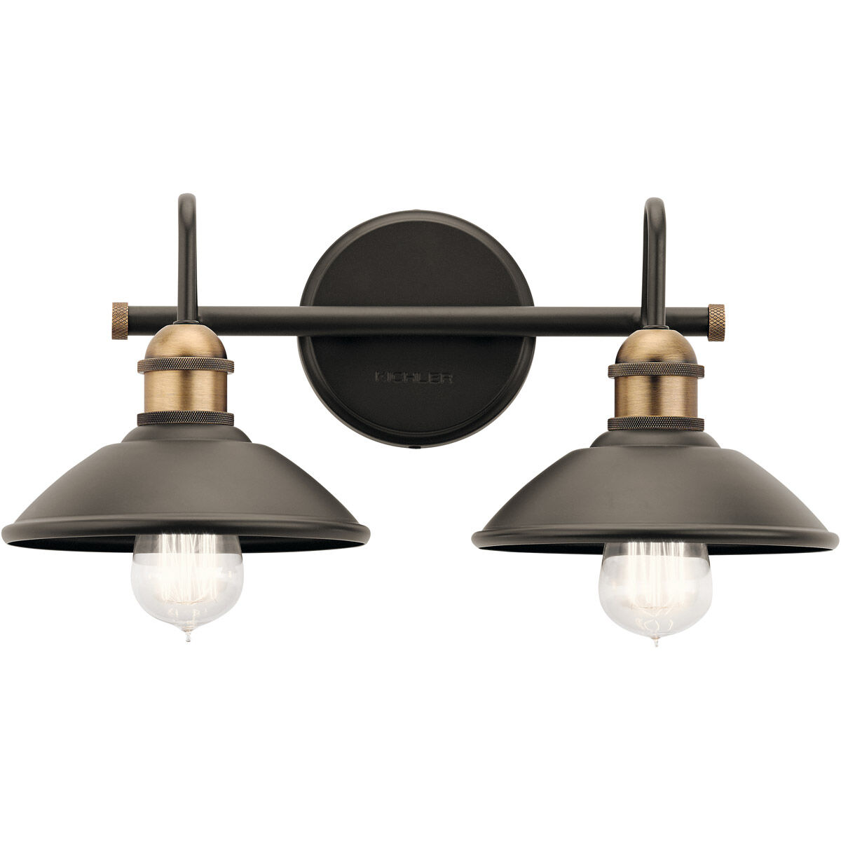 Clyde 2 Light 16.75 inch Bathroom Vanity Light