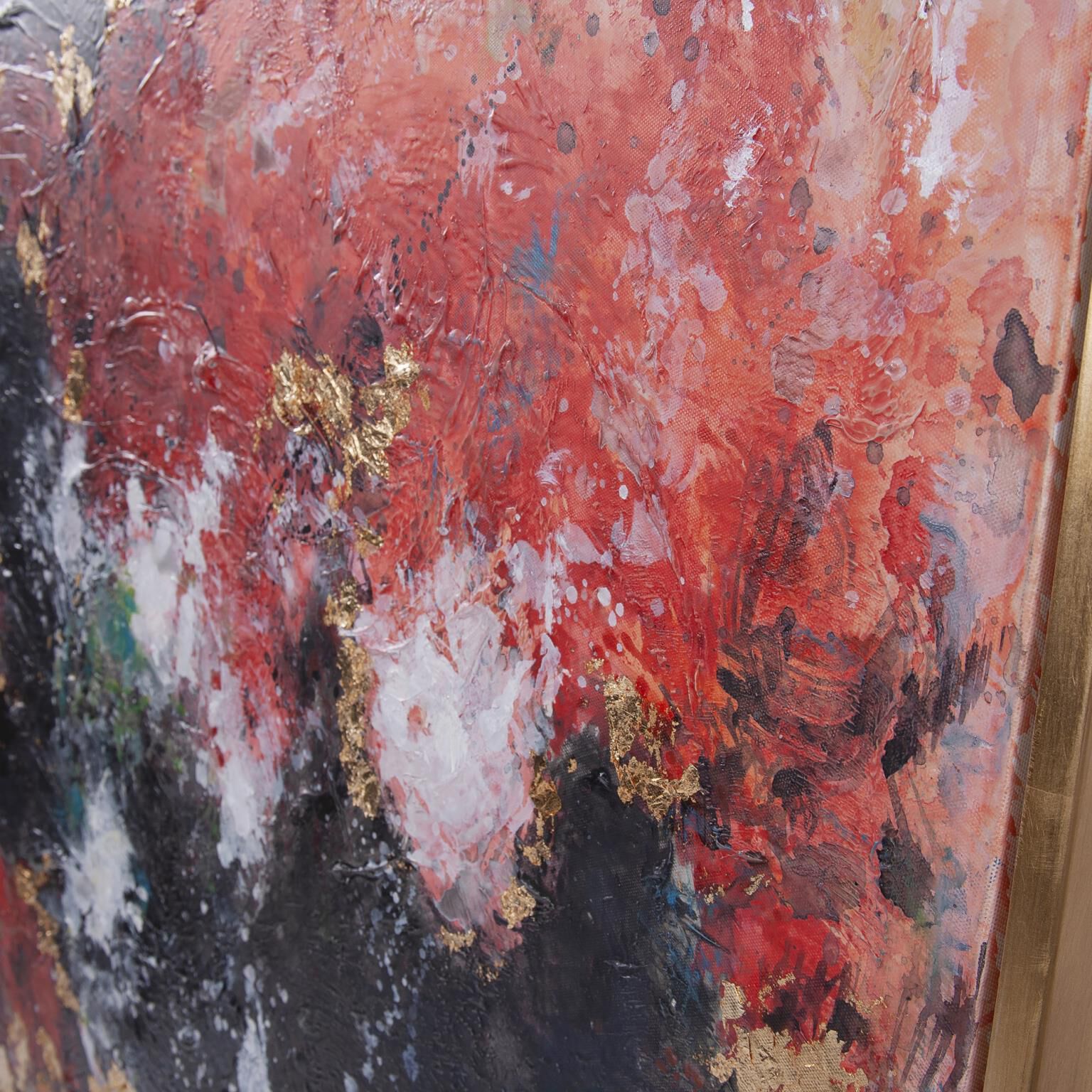 Gala Affair 61 X 41 inch Hand Painted Wall Art