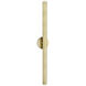 Kelly Wearstler Ebell LED 2.8 inch Natural Brass ADA Wall Sconce Wall Light