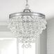 Calypso 3 Light 13 inch Polished Chrome Chandelier Ceiling Light