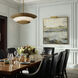 Solara 5 Light 31.5 inch Legacy Brass Pendant Ceiling Light