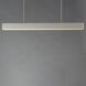 Delphi LED 47.25 inch Chaulk White Linear Pendant Ceiling Light