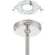 Stockholm LED 16 inch Polished Nickel Convertible Pendant Ceiling Light