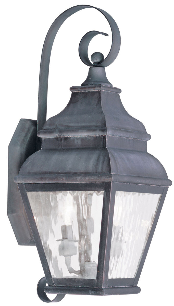Exeter 2 Light 8.00 inch Outdoor Wall Light