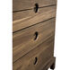 Eros 30 X 28 inch Dark Walnut Side Table