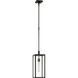 Chapman & Myers Fresno 1 Light 8 inch Aged Iron Outdoor Hanging Lantern, Small