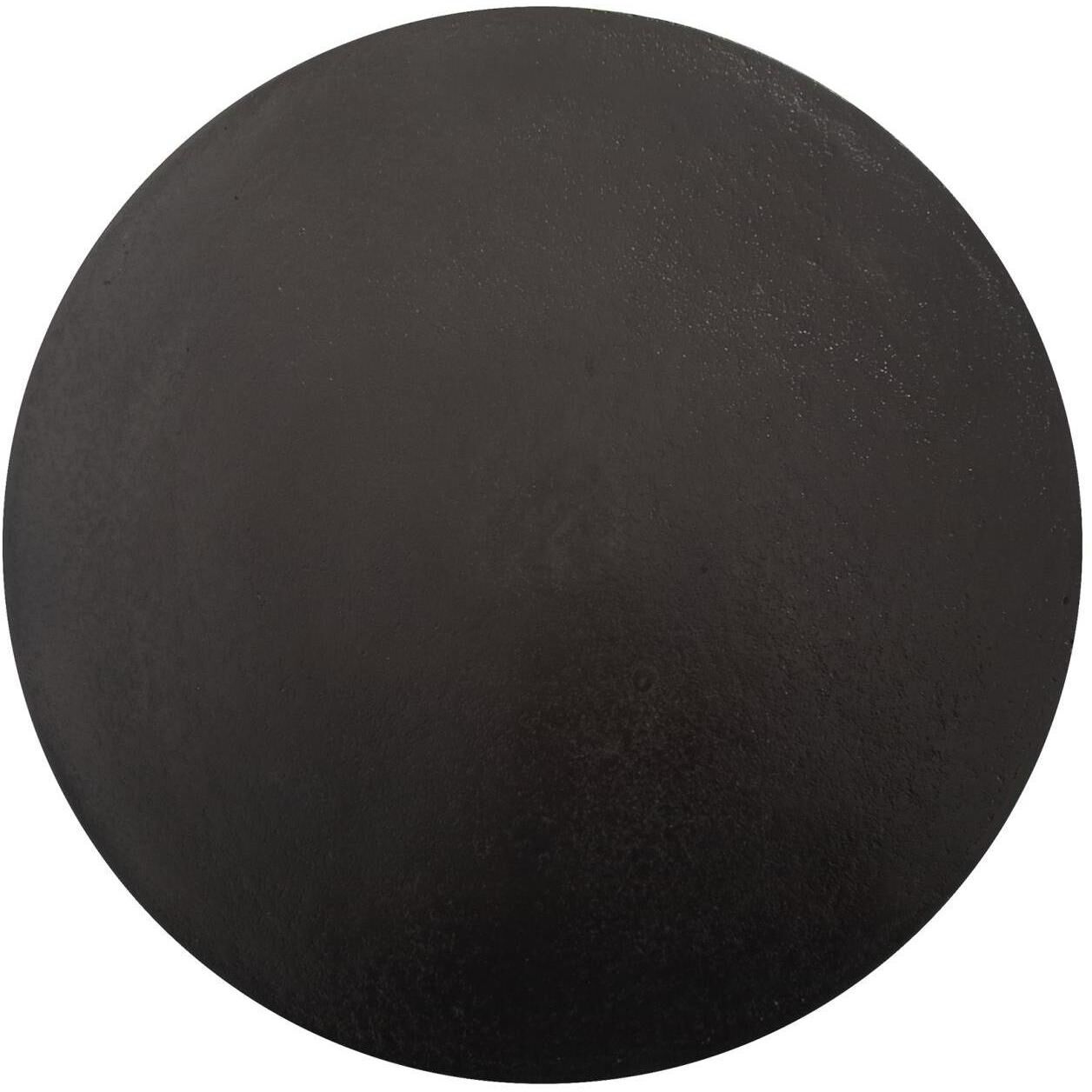 Swanson 20 X 15 inch Ebony and Nickle Drink Table