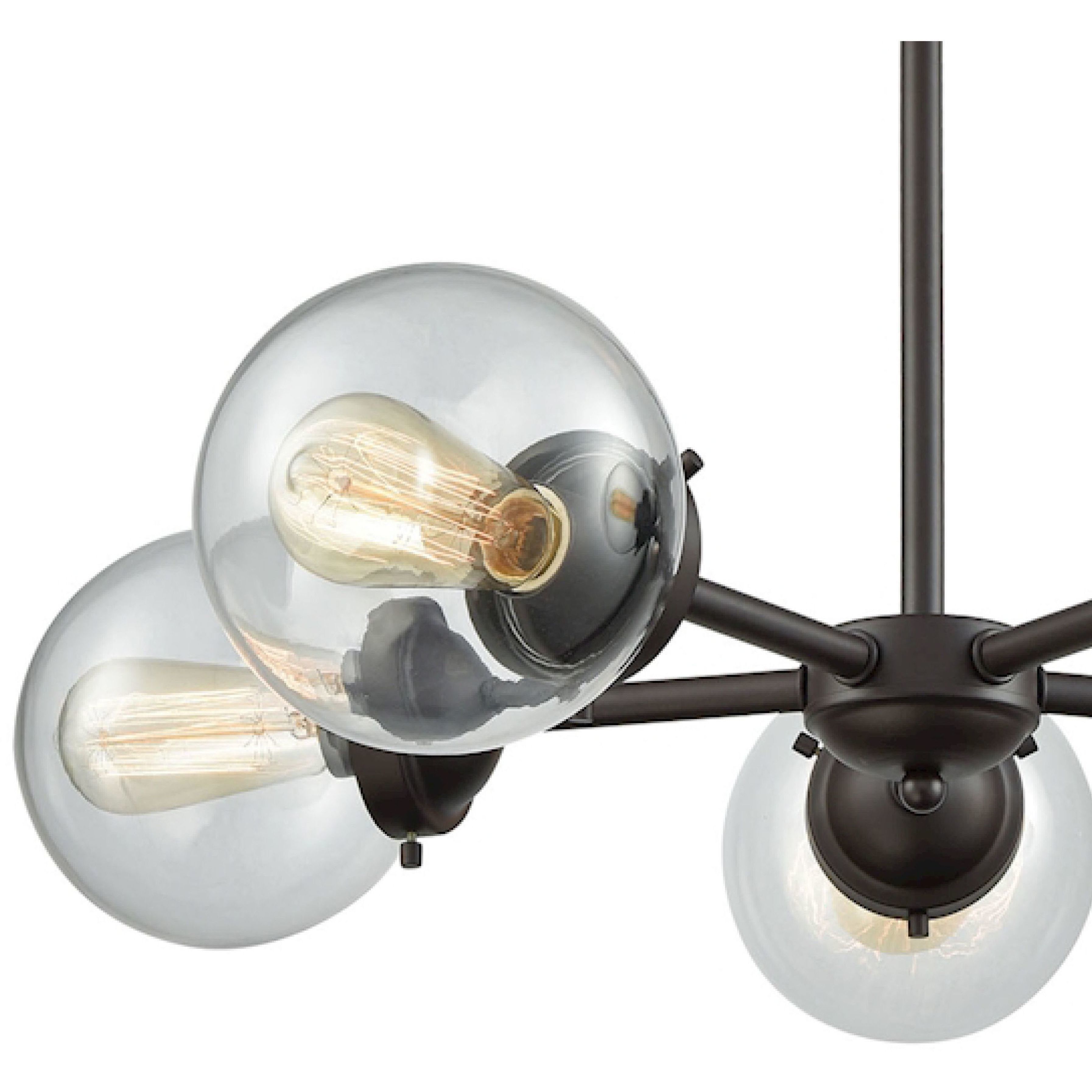 Beckett 5 Light 26 inch Oil Rubbed Bronze Chandelier Ceiling Light