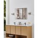 Amelia LED 6.25 inch Polished Nickel and Champagne Gold Vanity Light Wall Light