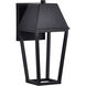 Colt LED 11.75 inch Matte Black Outdoor Wall Light