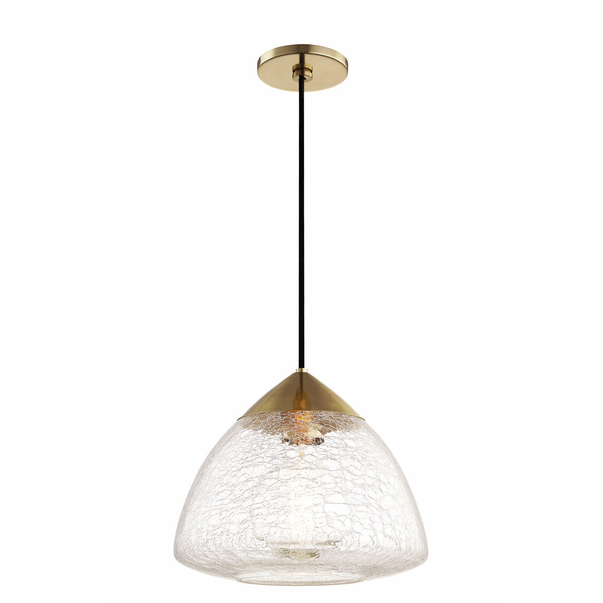 Maya 1 Light 12 inch Aged Brass Pendant Ceiling Light