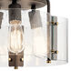 Thoreau 3 Light 14 inch Olde Bronze Semi Flush Light Ceiling Light