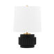 Kalani 14 inch 60.00 watt Matte Black Table Lamp Portable Light