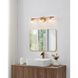Bedminster 3 Light 24 inch Champagne Gold Vanity Light Wall Light