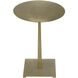 Stiletto 20 X 15 inch Antique Brass Side Table