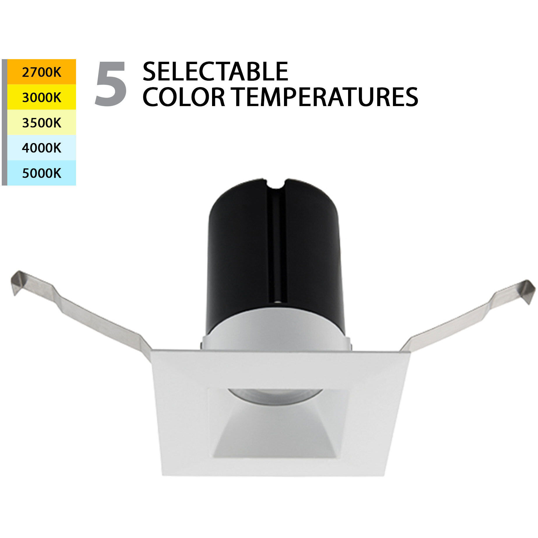 Ion LED White Recessed Lighting in 2700-3000-3500-4500-5000K, WAC Limited