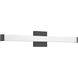 Maxx 30 inch Matte Black Vanity/Bath Bar Wall Light