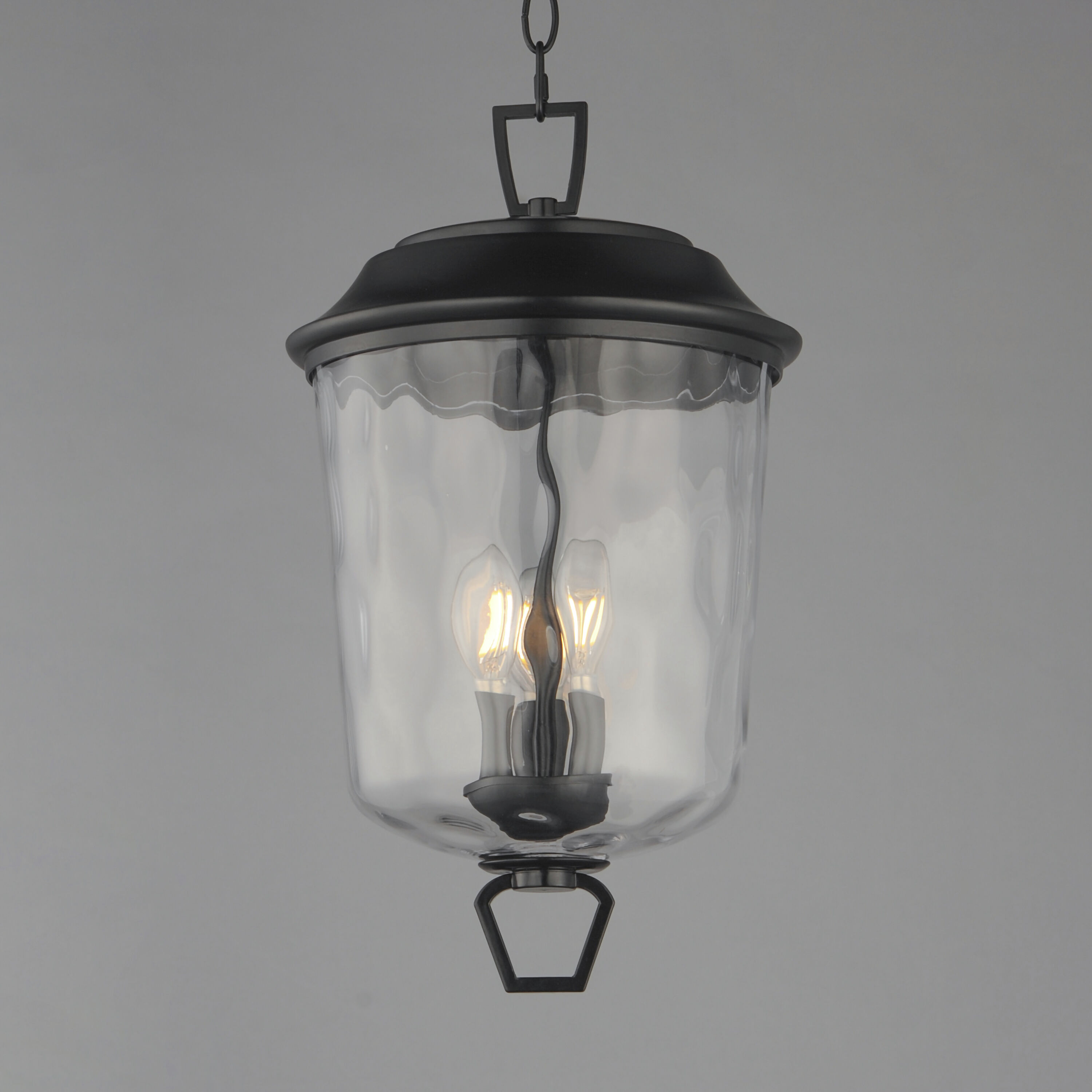 Prescott 3 Light 11 inch Dark Bronze Outdoor Pendant
