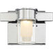 Herald Square LED 7 inch Chrome Bath Light Wall Light