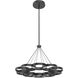 Maestro 32.25 inch Black Chandelier Ceiling Light