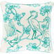 Egrets 20 inch Aqua, White Pillow Kit