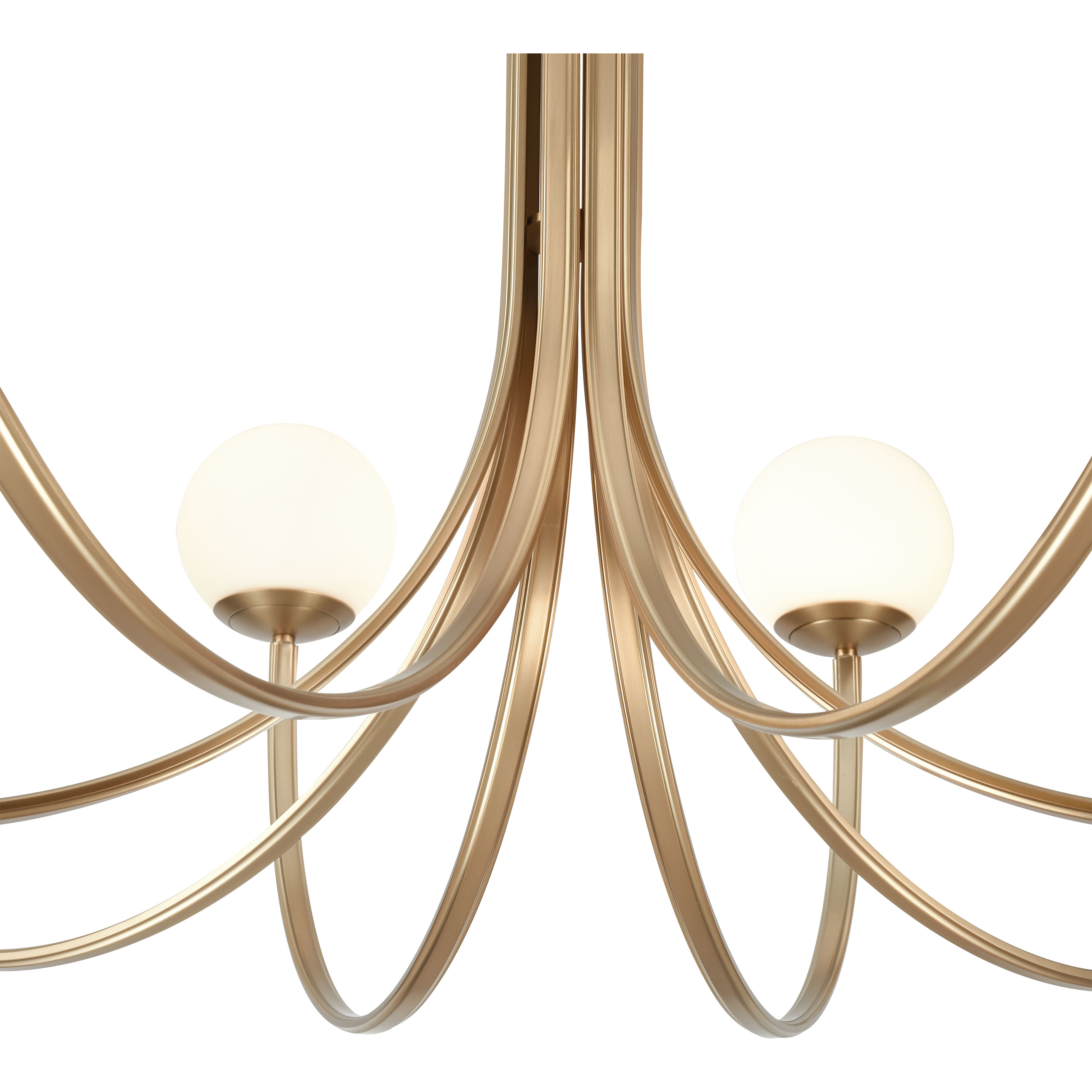 Caroline 8 Light 54 inch Brushed Gold Chandelier Ceiling Light