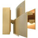 Candora LED 36 inch Brass Vanity Light Wall Light