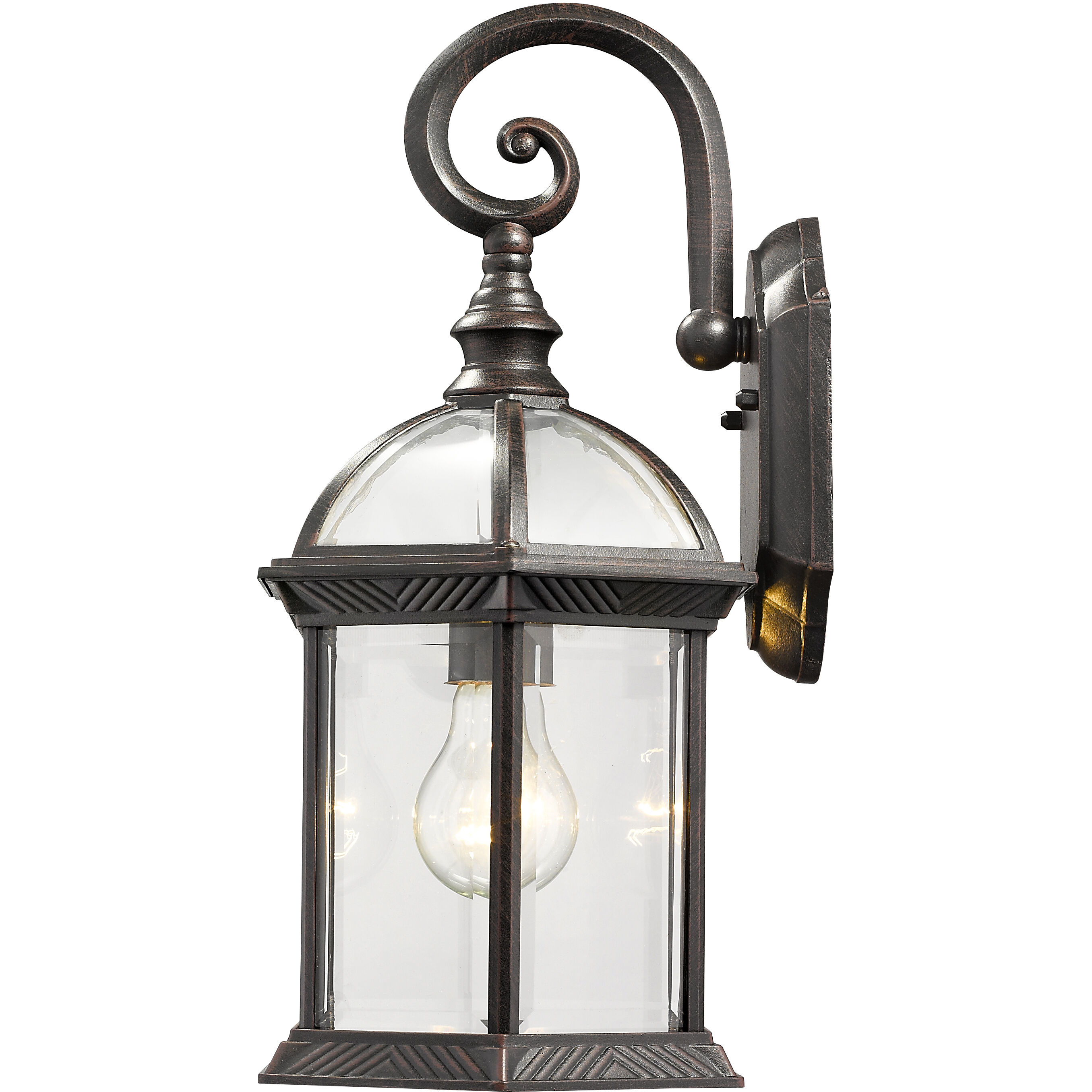 Annex 1 Light 15.75 inch Rust Outdoor Wall Light