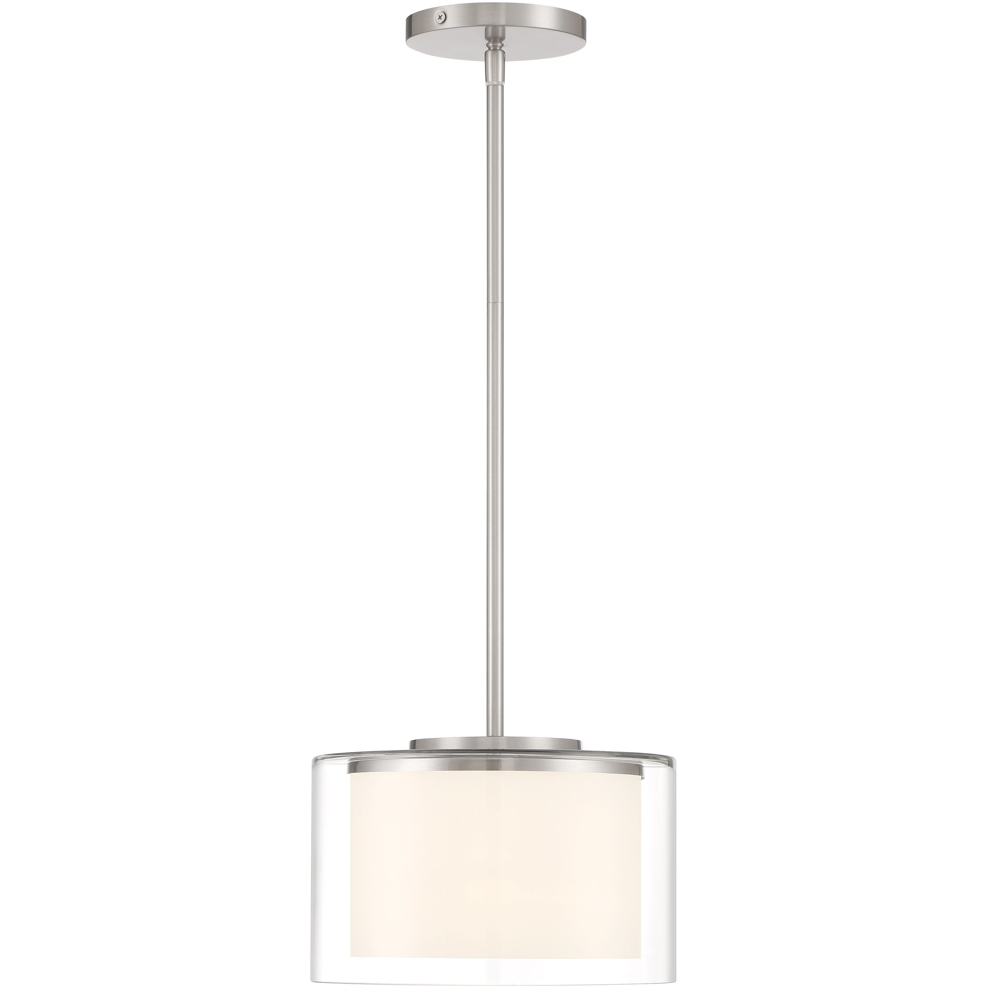 Parsons Studio 1 Light 10 inch Brushed Nickel Pendant Ceiling Light