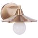 Isaac LED 8 inch Satin Brass Wall Sconce Wall Light