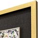 Kano Black and Blue and Green and Multi Framed Art
