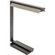 Jay 19 inch 4.5 watt Granite with Satin Nickel Table Lamp Portable Light