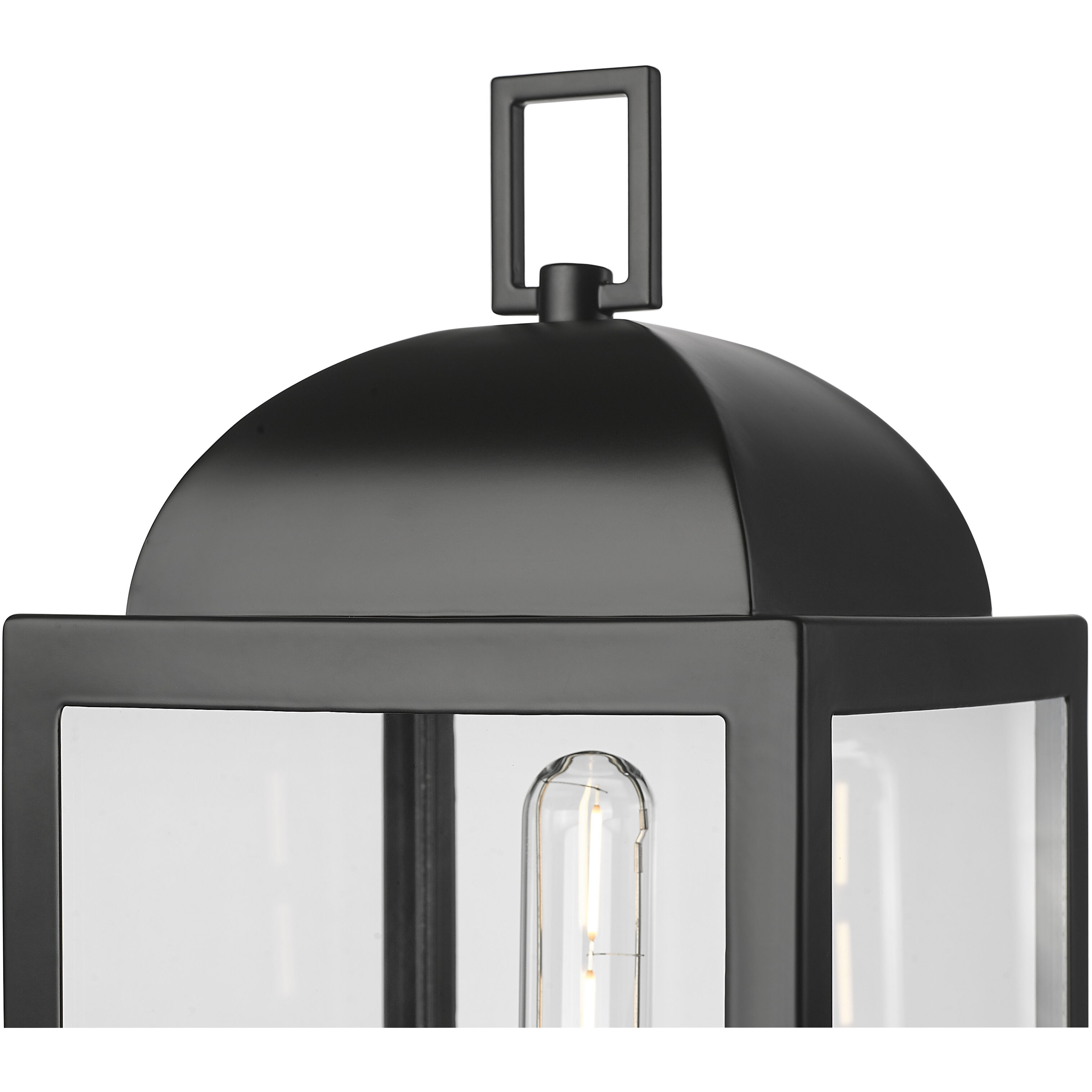 Beaufort 1 Light 21.25 inch Powder Coated Black Outdoor Post Lantern