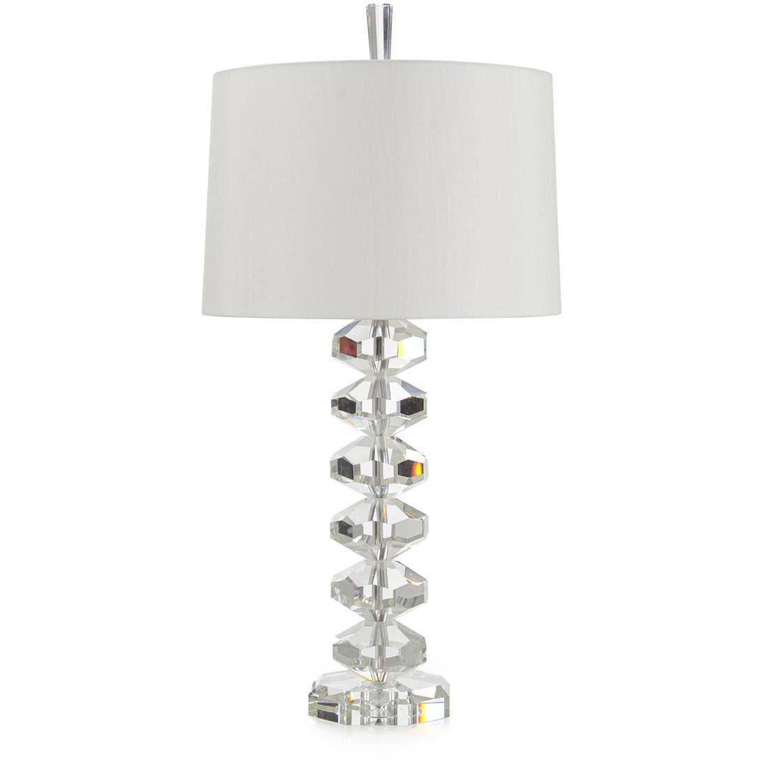 Prismatic 36 inch 150.00 watt Clear Table Lamp Portable Light