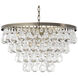 Bolzano 9 Light 25.59 inch Light Brushed Brass Chandelier Ceiling Light