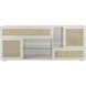 Clearwater Shoji White with Natural and Clear Credenza