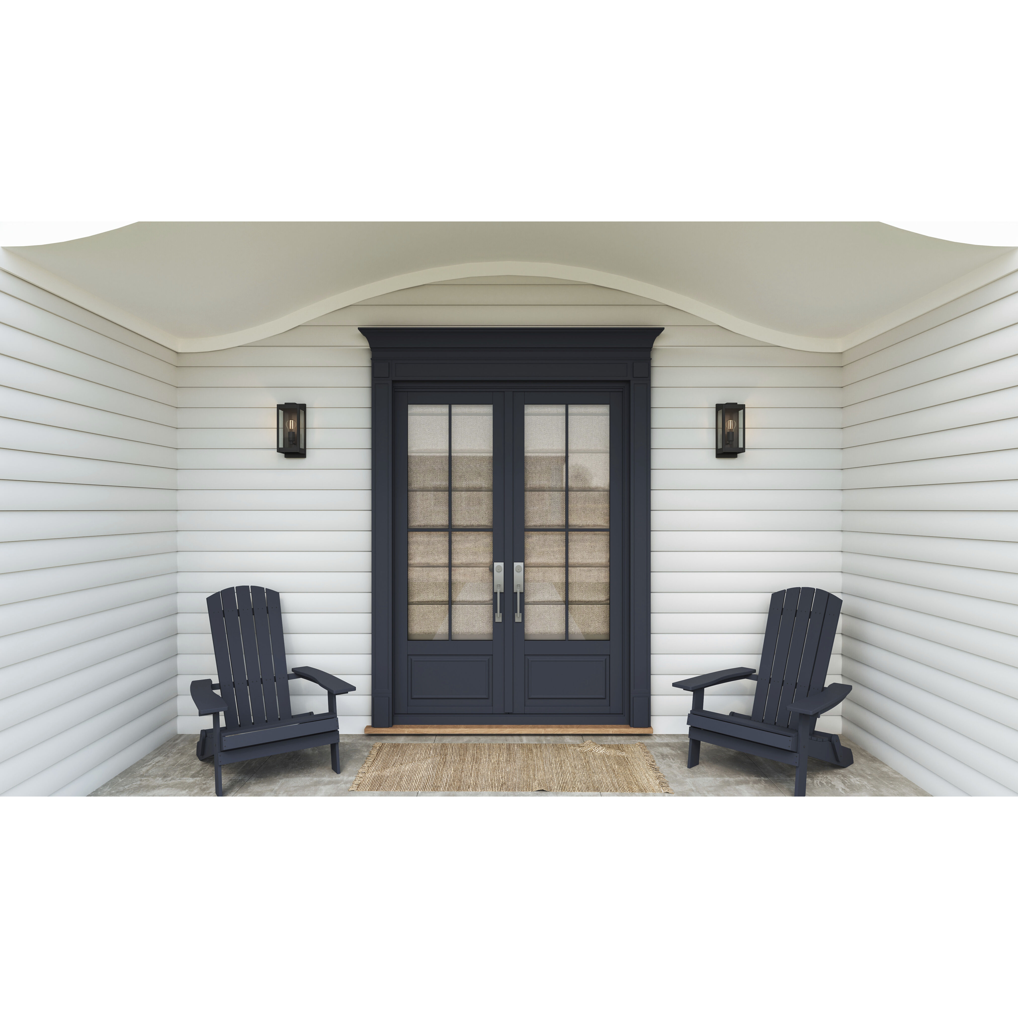 Eastover 1 Light 13 inch Earth Black Outdoor Wall Lantern, Small