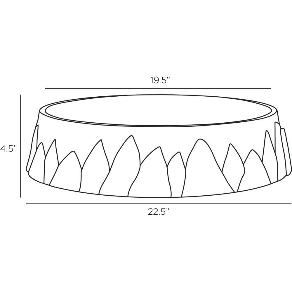 Feather Ivory Centerpiece