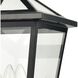 Main Street 3 Light 19 inch Black Outdoor Post Light
