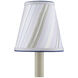 Marble Paper Lilac and Blue Agate 5 inch Tapered Chandelier Shade