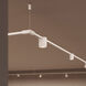 Suspenders LED 147 inch Satin White Chandelier Ceiling Light