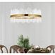 Dallas 20 Light 36 inch Satin Gold Chandelier Ceiling Light