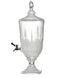 Anita Clear and Polished Silver Drink Dispenser