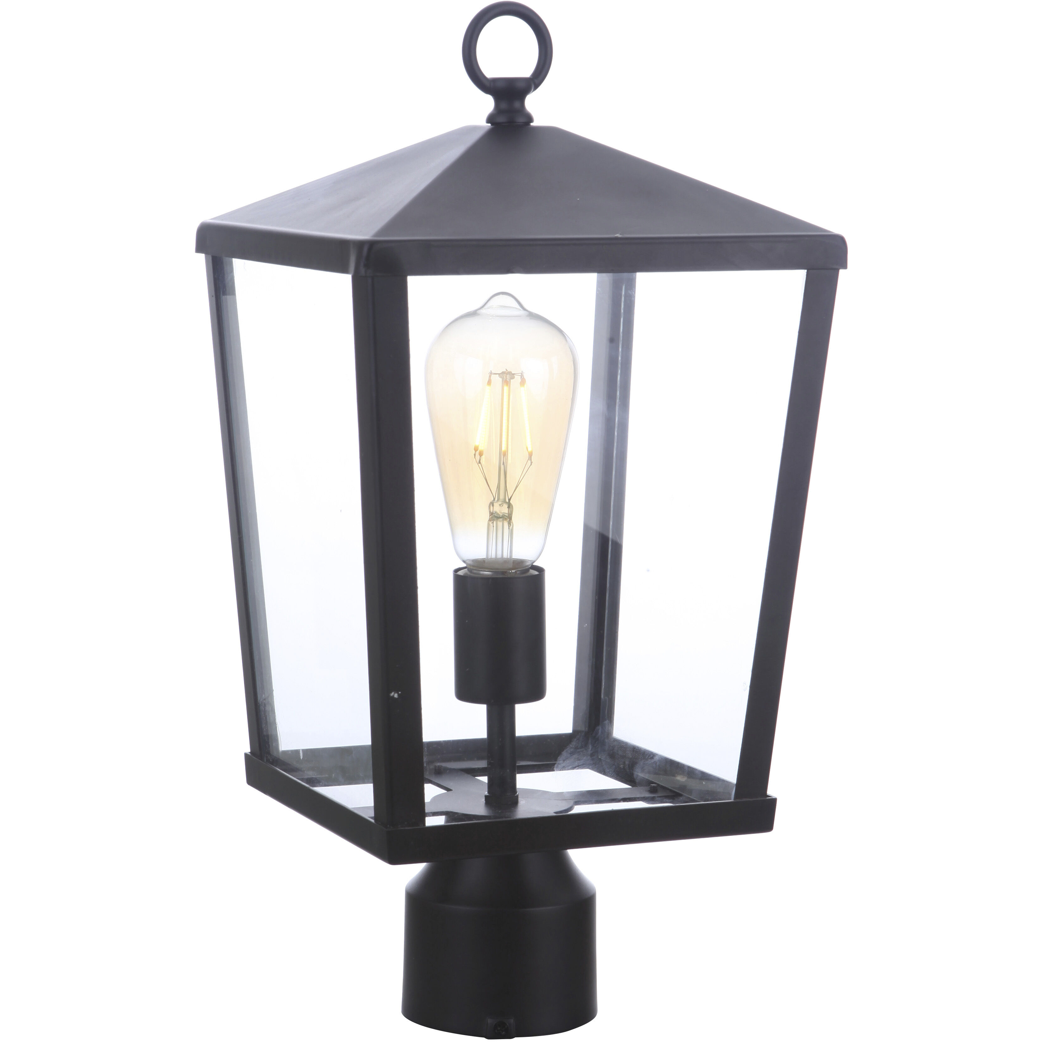 Olsen 1 Light 16 inch Midnight Outdoor Post Light