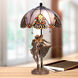 Ballerina 22 inch 60.00 watt Cold Cast Bronze Table Lamp Portable Light