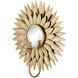 Plumage 1 Light 17 inch Antique Brass Wall Sconce Wall Light