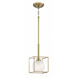 Cowen 1 Light 7 inch Brushed Gold Mini Pendant Ceiling Light