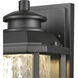 Irvine LED 10 inch Matte Black Outdoor Wall Sconce