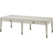 Breeze 58 X 26 inch Sea Salt with Dark Sterling Cocktail Table, Two Drawer