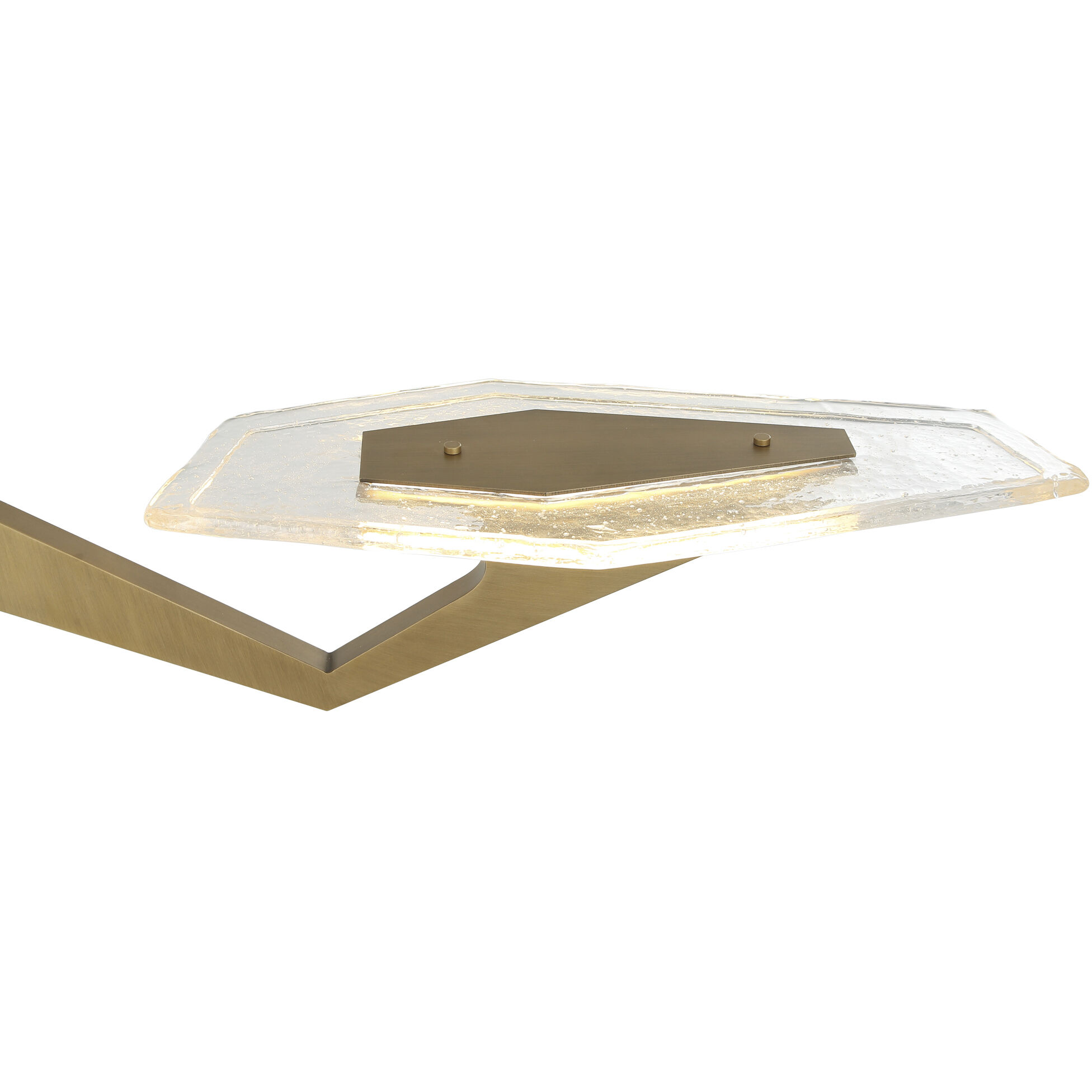 Down the Wrong Path 2 Light 47 inch Brass Kisser Linear Pendant Ceiling Light